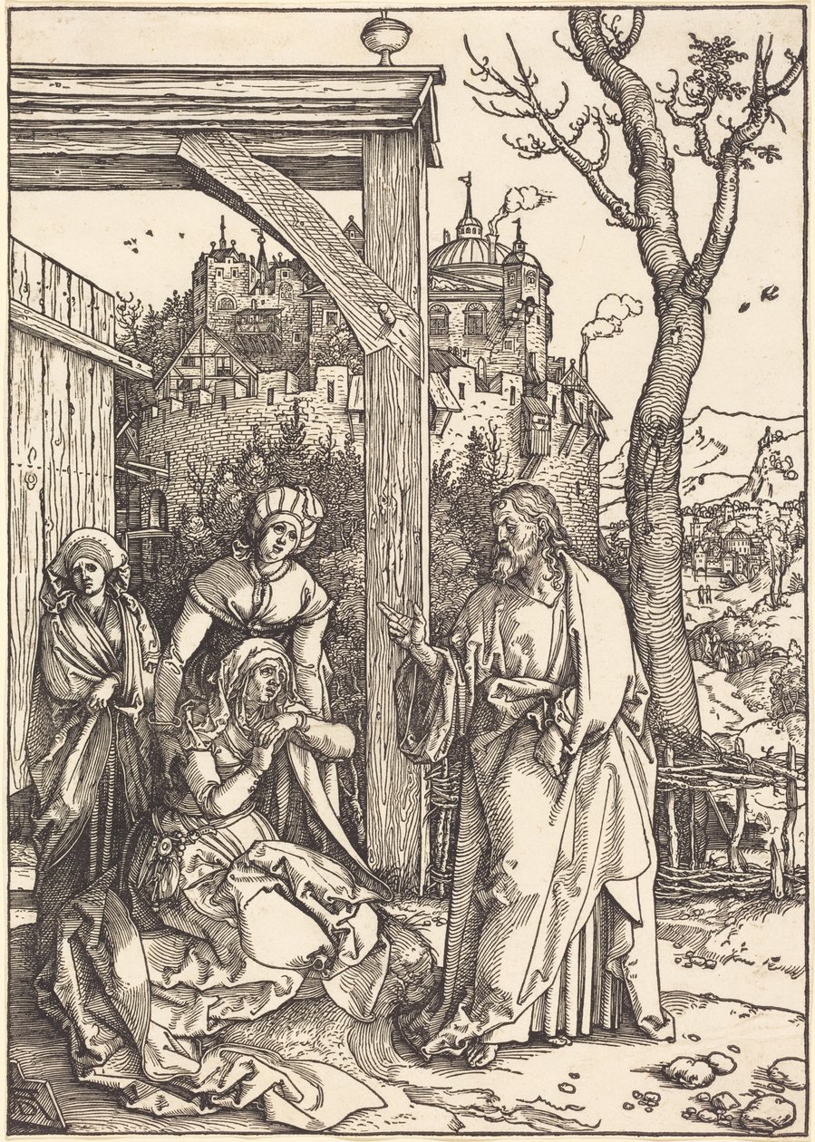Kristus tar avskjed med sin mor av Albrecht Dürer