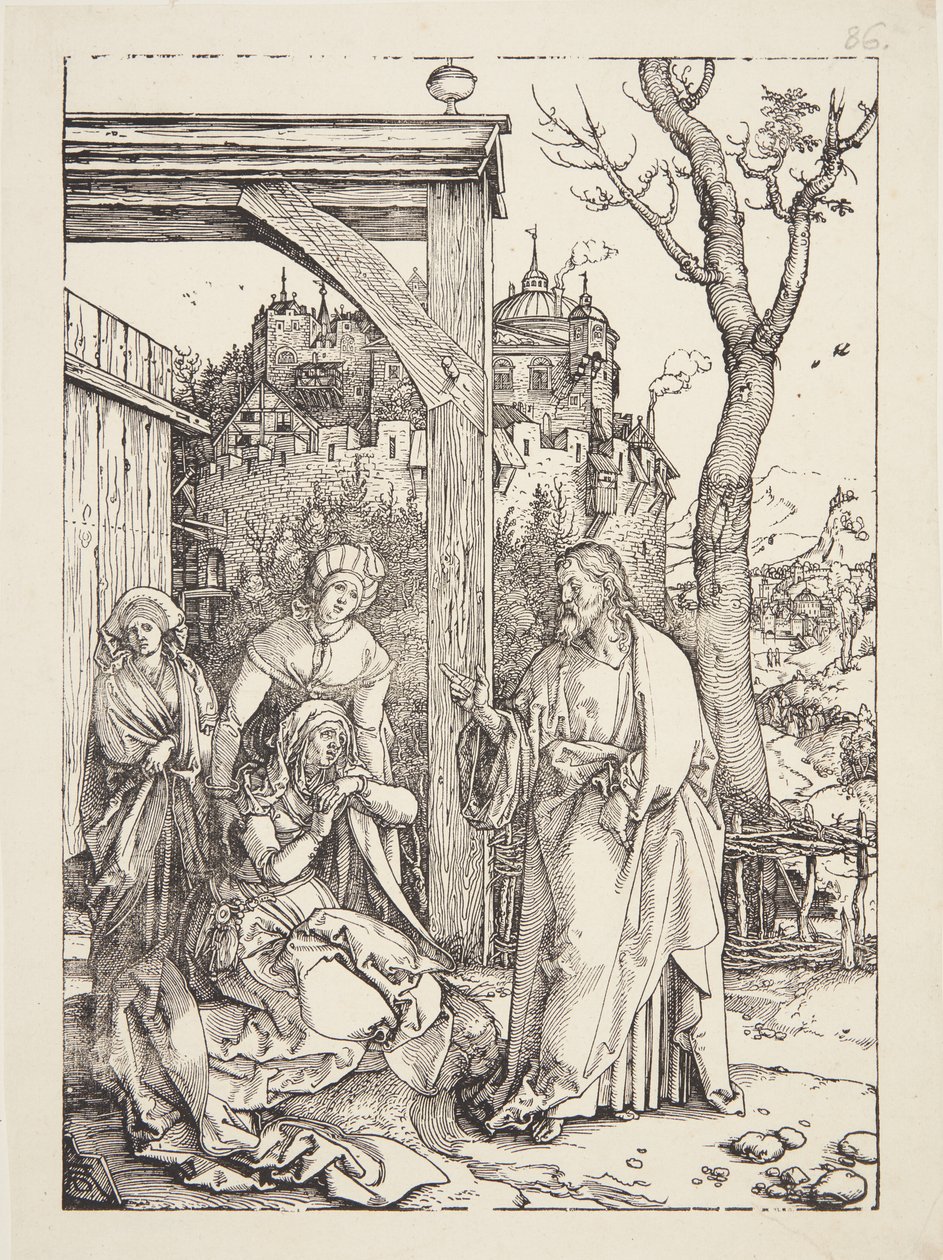Kristus tar avskjed med sin mor av Albrecht Dürer