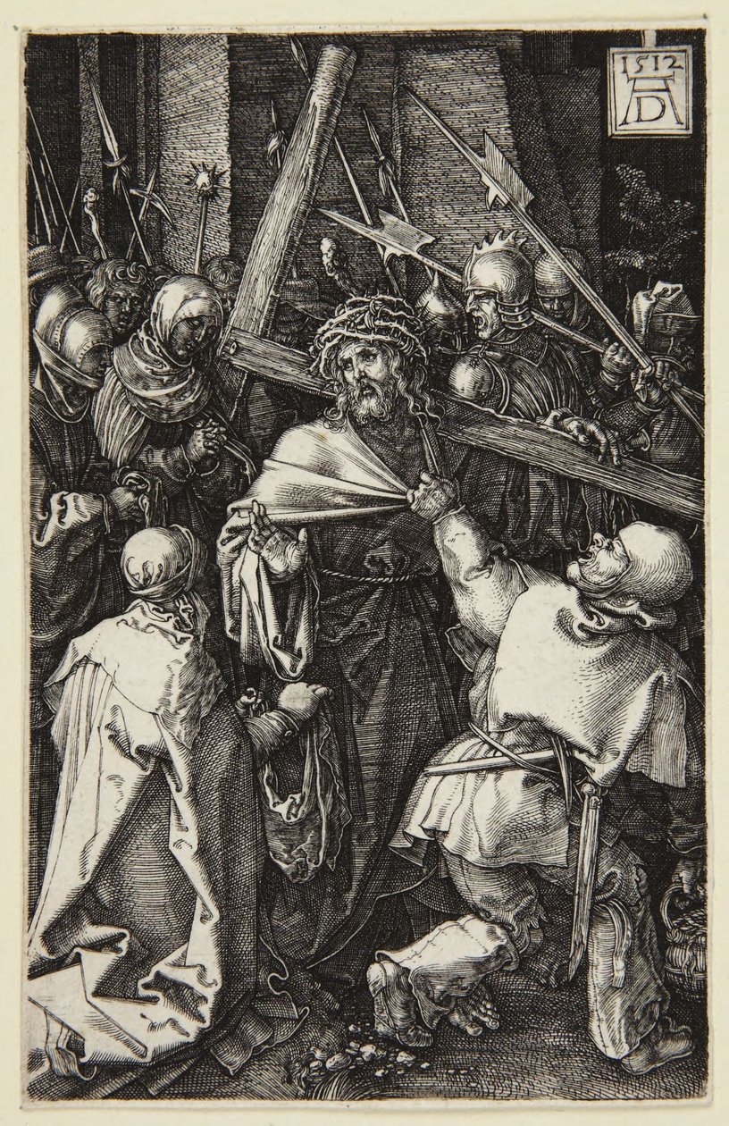 Kristus bærer korset (serien Den graverte pasjonen) av Albrecht Dürer
