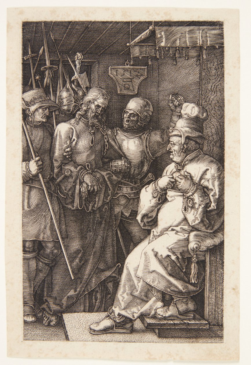 Kristus før Kaifas av Albrecht Dürer