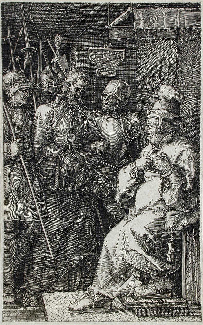 Kristus for Kaifas av Albrecht Dürer