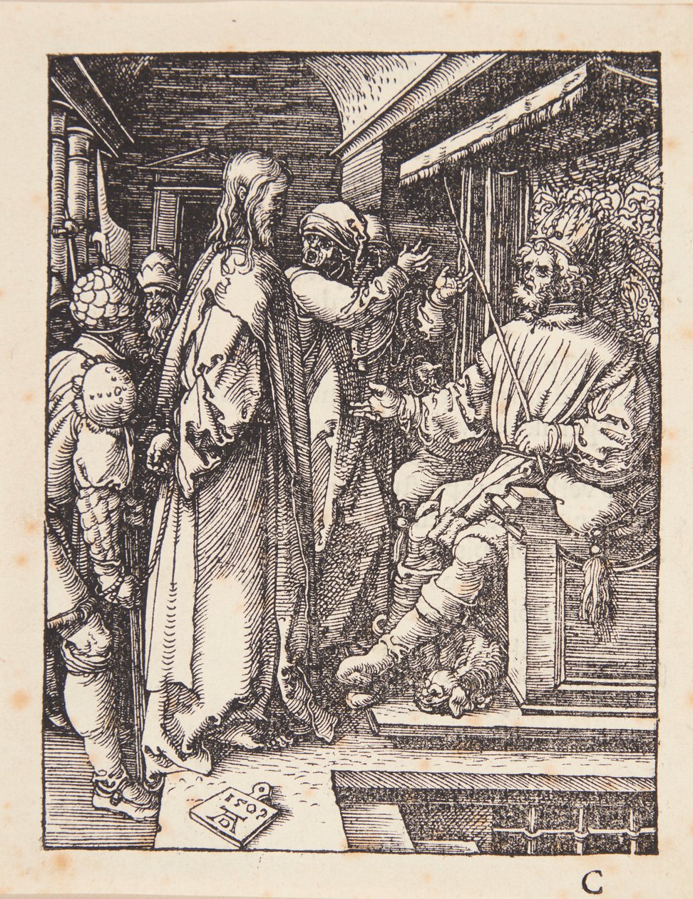 Kristus foran Herodes av Albrecht Dürer