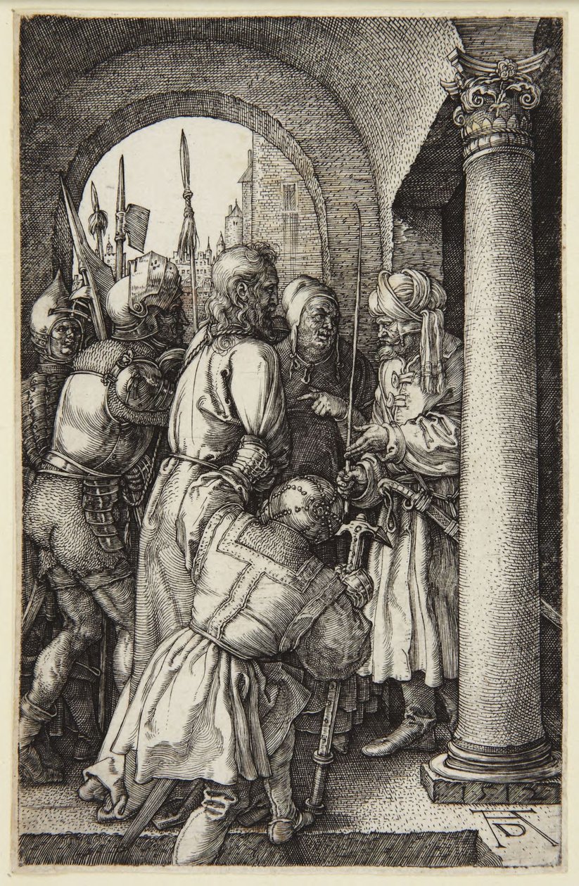 Kristus foran Pilatus (serie med den graverte pasjonen) av Albrecht Dürer