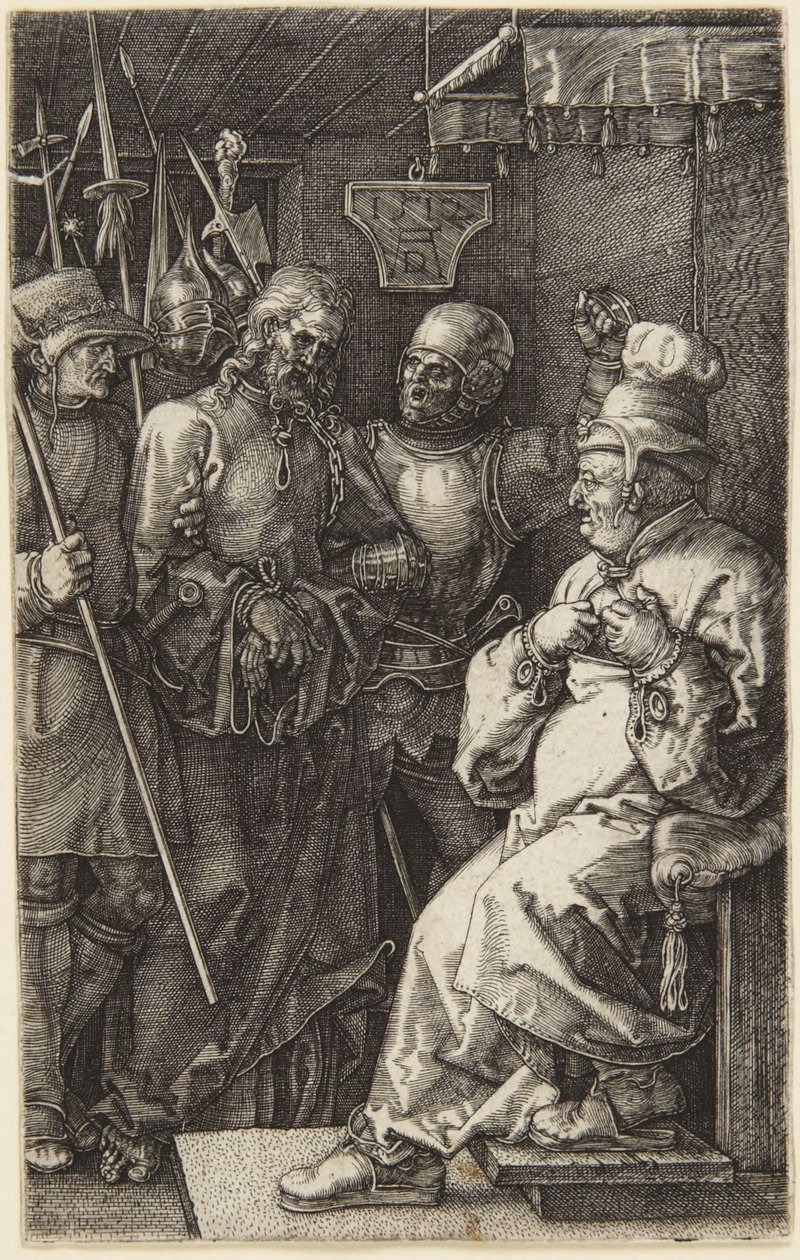 Kristus foran Pilatus (fra Den graverte pasjonen) av Albrecht Dürer