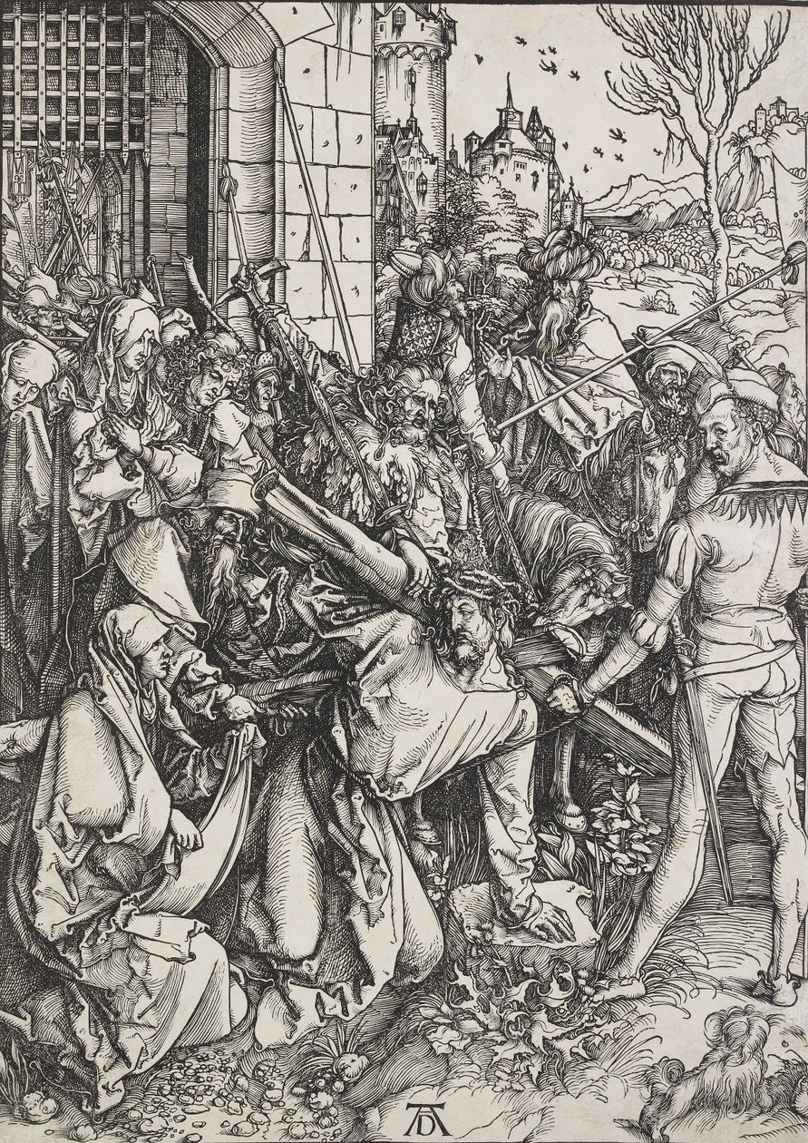 Kristus bærer korset, 1498-1499 av Albrecht Dürer