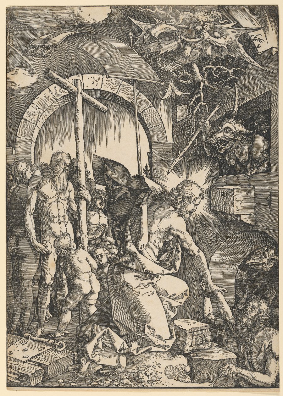 Kristus i limbo, fra Den store pasjonen av Albrecht Dürer