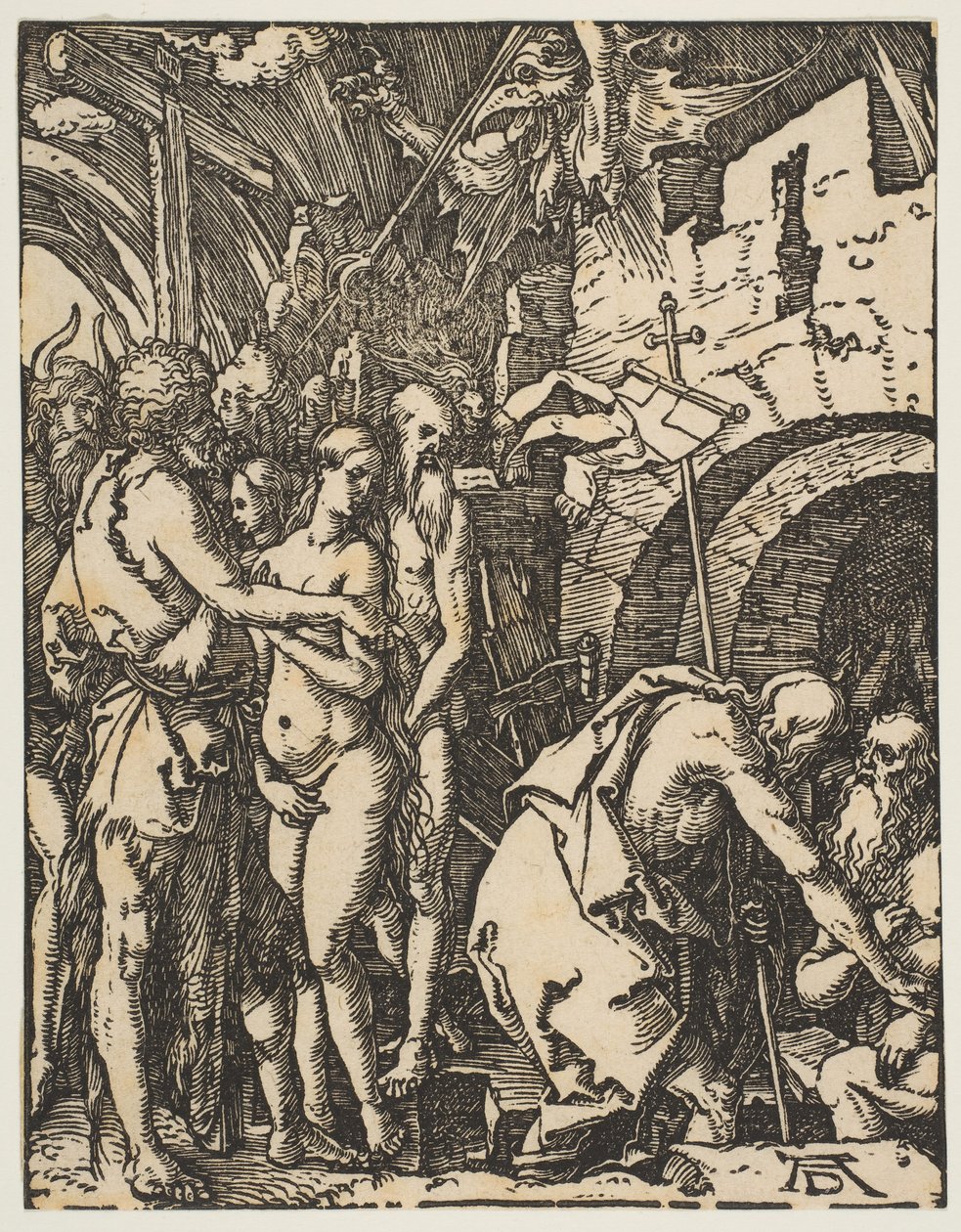 Kristus i Limbo, fra The Small Passion, ca. 1509. av Albrecht Dürer
