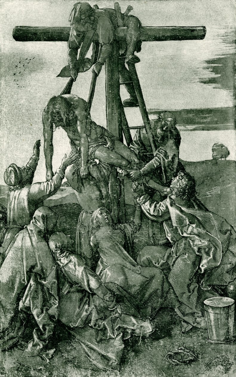 Kristus er tatt ned fra korset av Albrecht Dürer