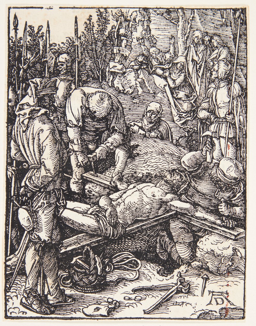 Kristus naglet til korset av Albrecht Dürer