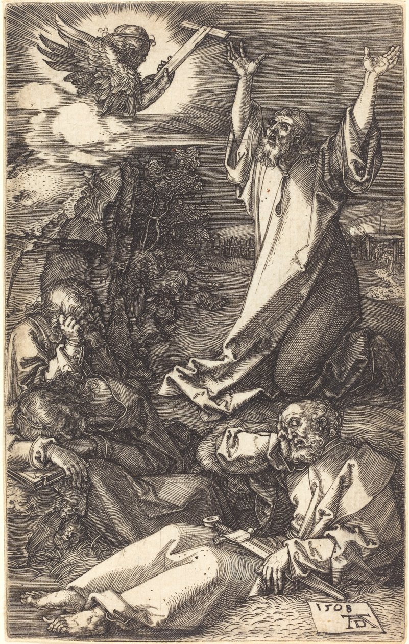 Kristus på Oljeberget av Albrecht Dürer