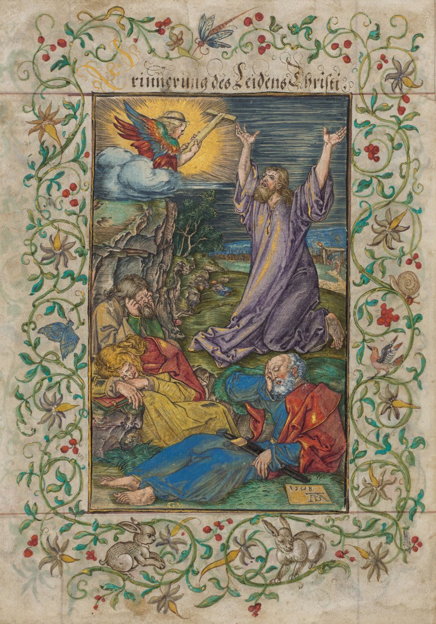 Kristus på Oljeberget, 1508 og 1580-årene av Albrecht Dürer