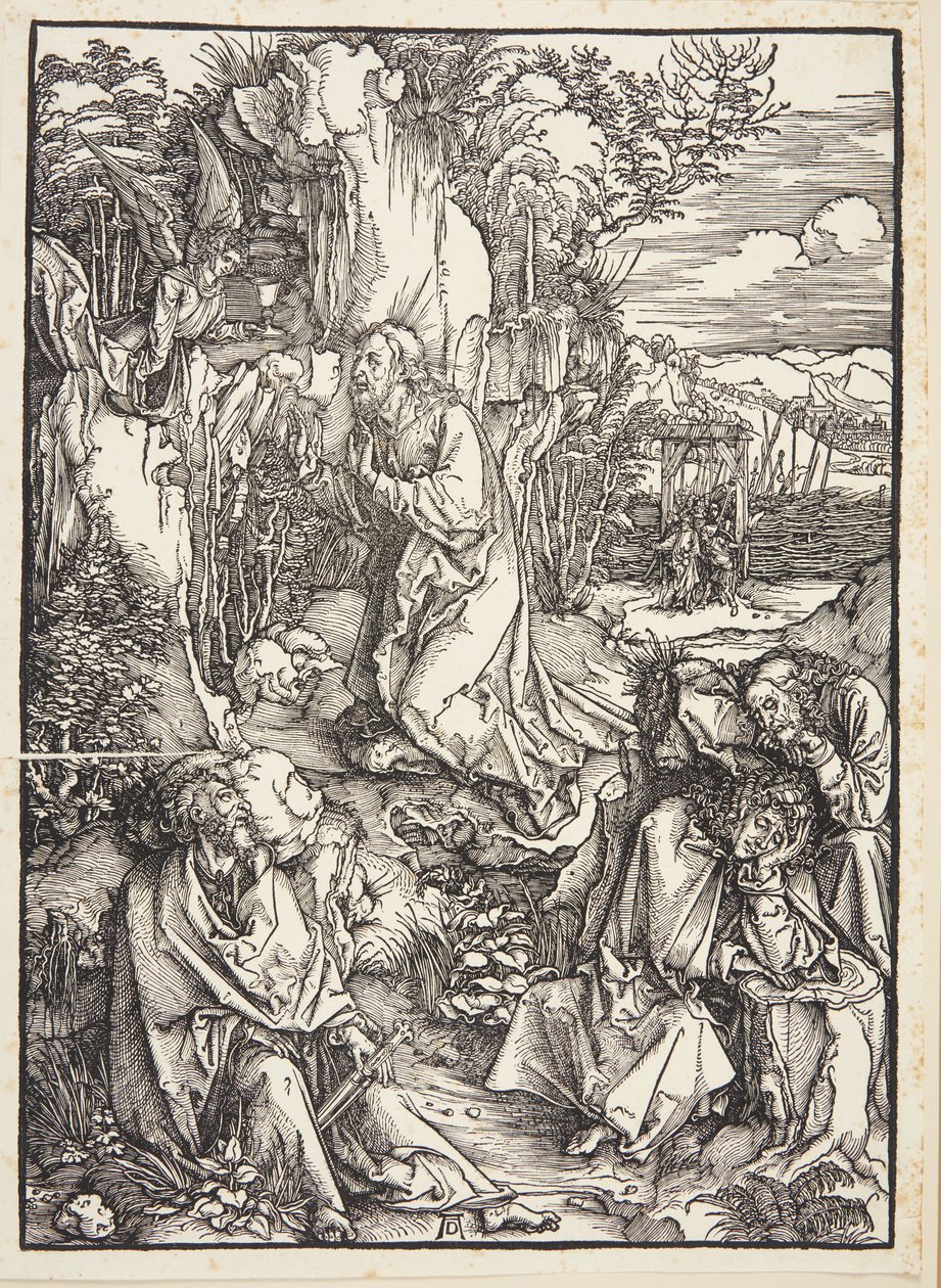Kristus på olivenberget av Albrecht Dürer