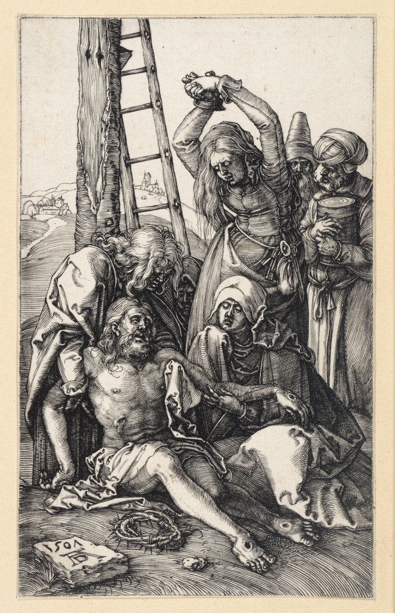 Kristi klage (Kobberstikkpasjonen) av Albrecht Dürer