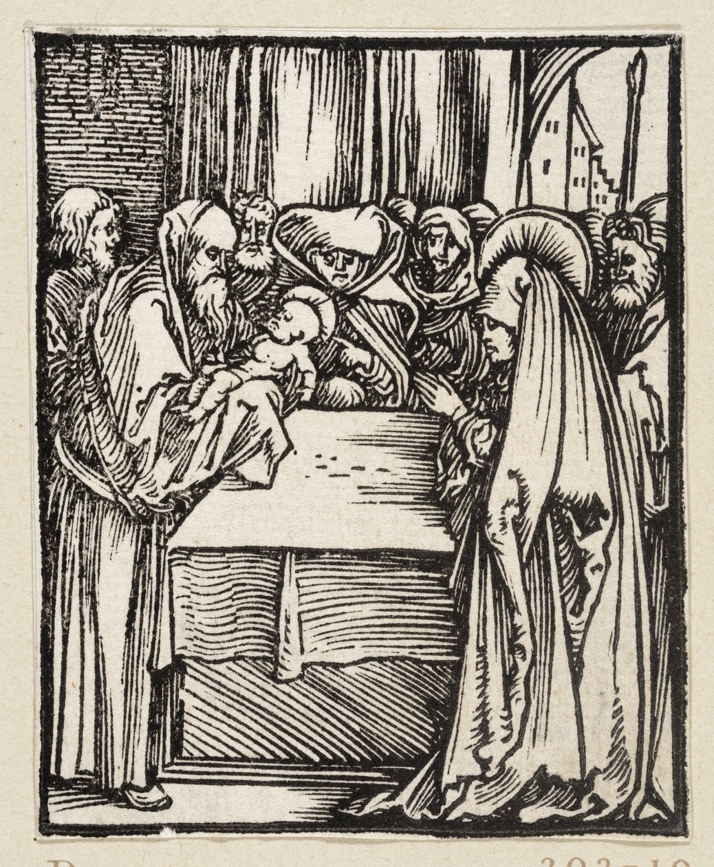 Kristi fremstilling i tempelet (43 religiøse temaer) av Albrecht Dürer