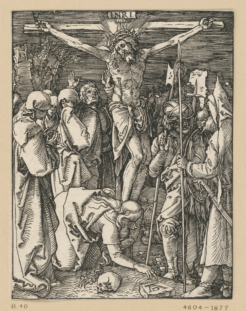 Kristi korsfestelse (Den lille pasjonen) av Albrecht Dürer