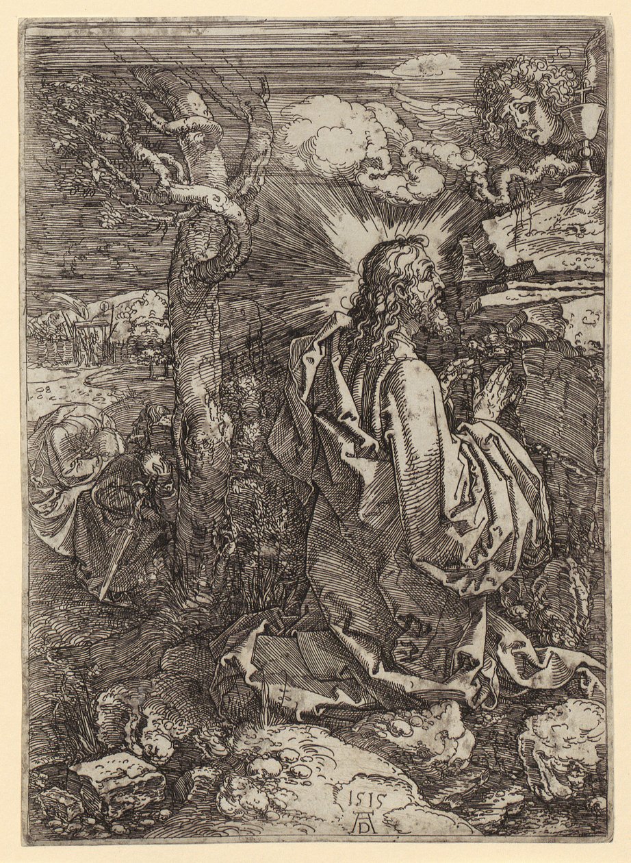 Kristus på Oljeberget av Albrecht Dürer