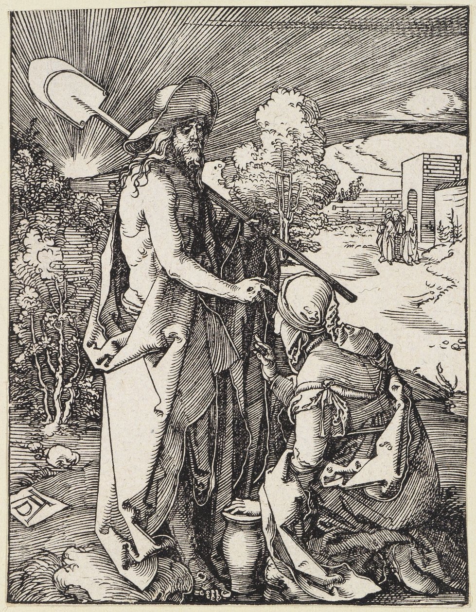 Kristus viser seg for Maria Magdalena av Albrecht Dürer