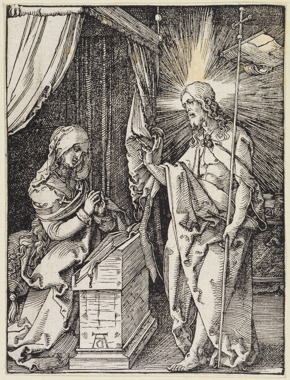 Kristus viser seg for sin mor av Albrecht Dürer