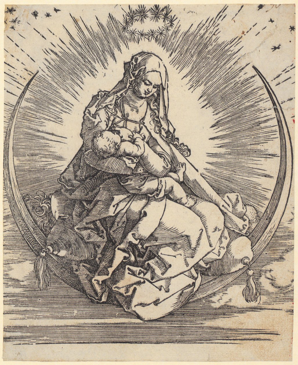 Kristus i forhelvete, blad 11 i serien «Den store lidelseshistorien» av Albrecht Dürer