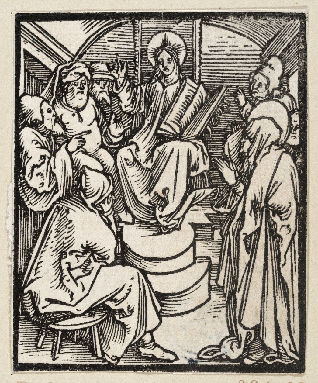 Kristus blant de lærde (43 religiøse temaer) av Albrecht Dürer