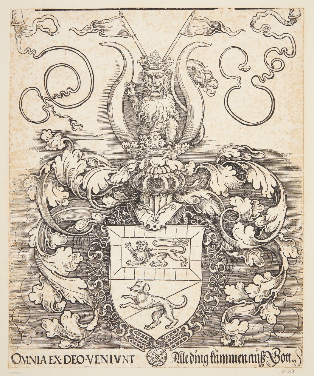 Våpenskjold fra Lorenz Staiber av Albrecht Dürer