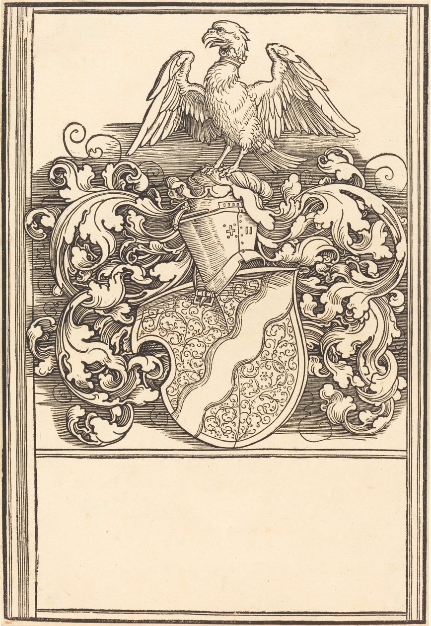 Våpenskjold til Michael Behaim, sannsynligvis ca. 1520. av Albrecht Dürer