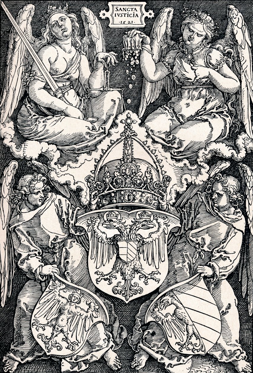 Våpenskjold fra byen Nürnberg, 1521 1906. av Albrecht Dürer