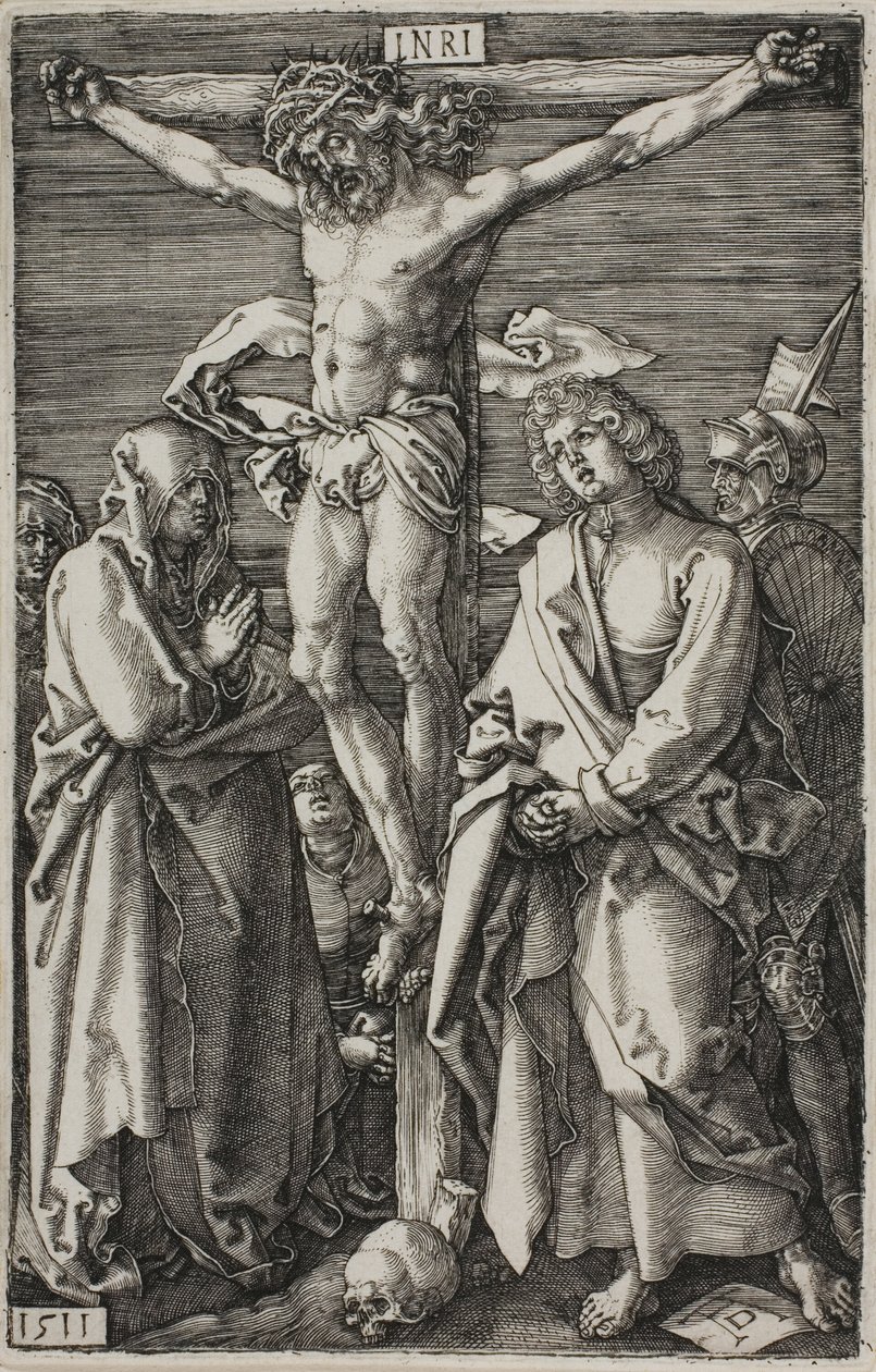 Crucifixion, fra The Engraved Passion av Albrecht Dürer