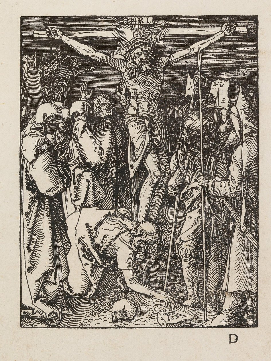 Crucifixion, fra serien The Small Passion, ca 1509-1511. av Albrecht Dürer
