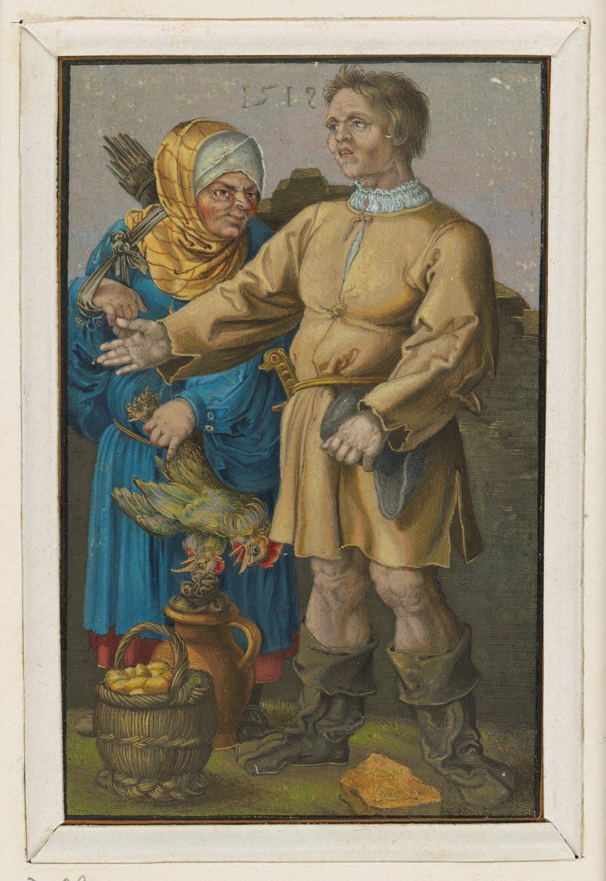Bondeparet på markedet av Albrecht Dürer