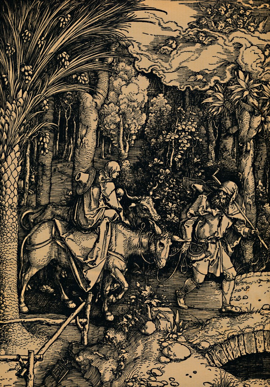 De Flight into Egypt, The Flight into Egypt, 1503-1504. av Albrecht Dürer