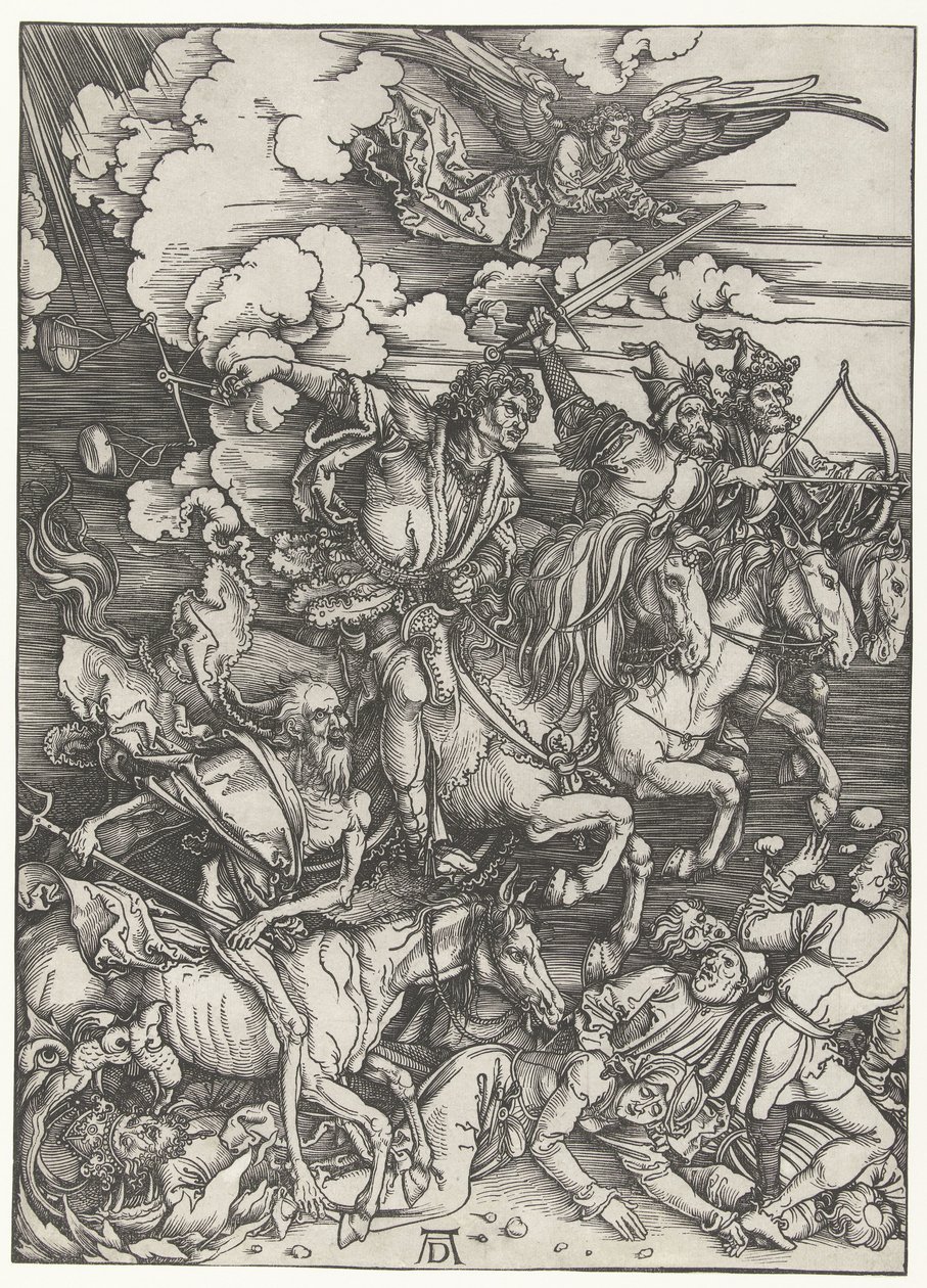 Apokalypsens fire ryttere av Albrecht Dürer