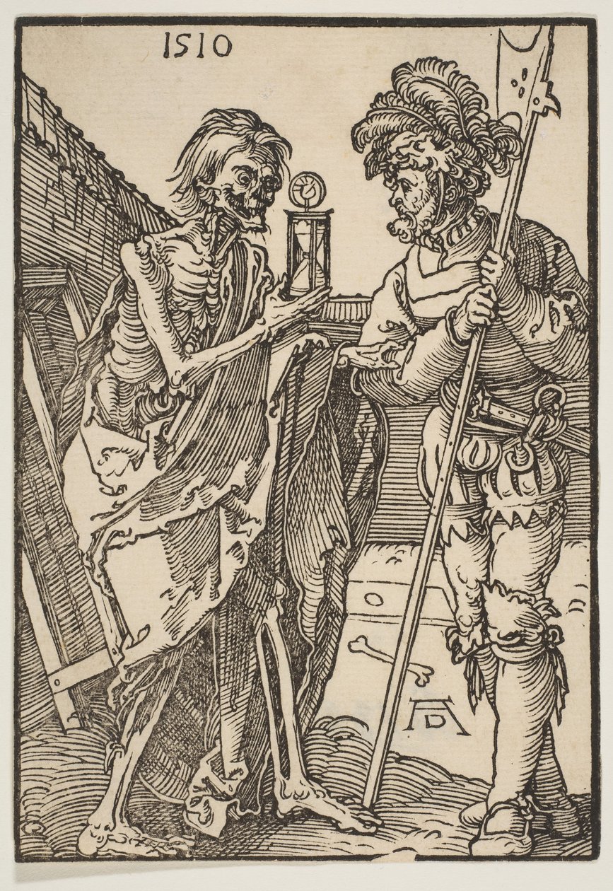Døden og Lansquenet.n.d. av Albrecht Dürer