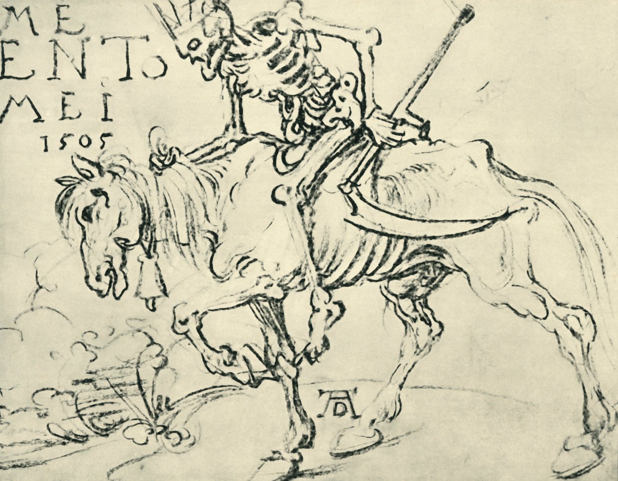 Dødsridning, 1505, 1943. av Albrecht Dürer