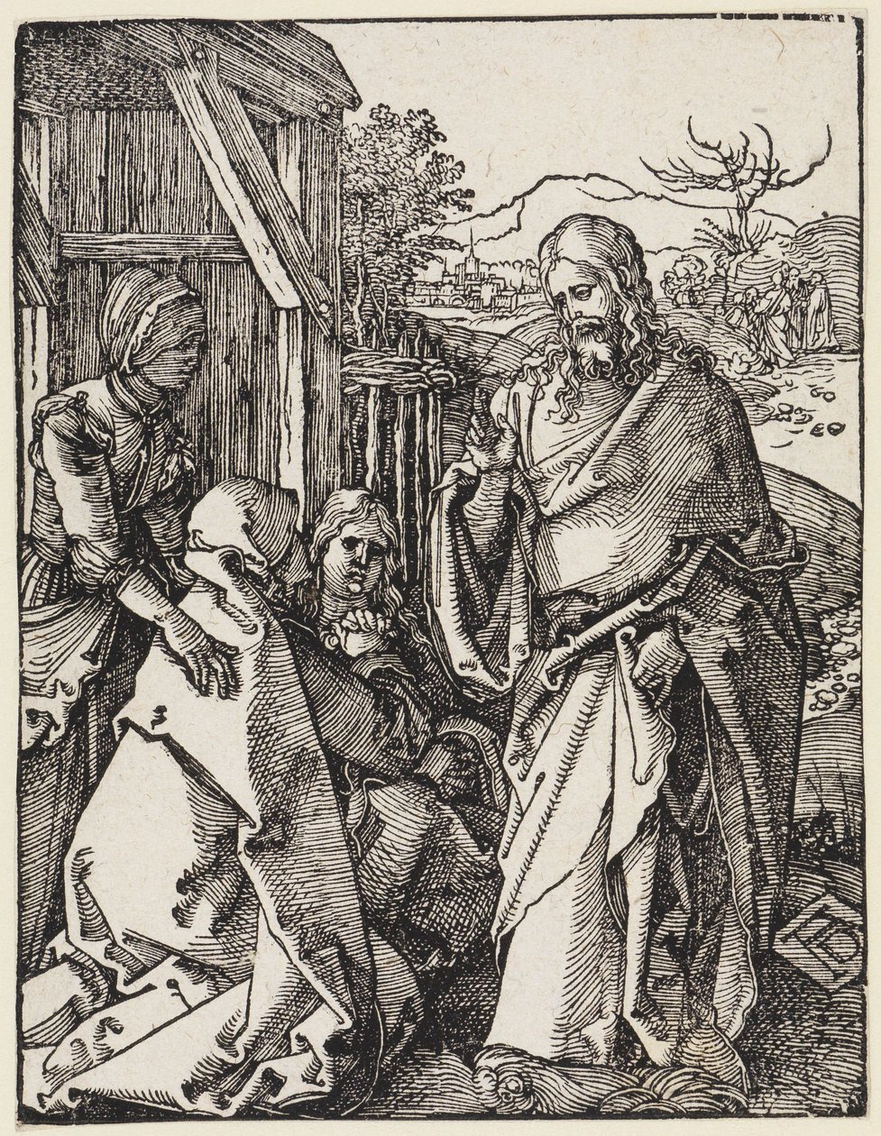 Kristi avskjed med sin mor av Albrecht Dürer