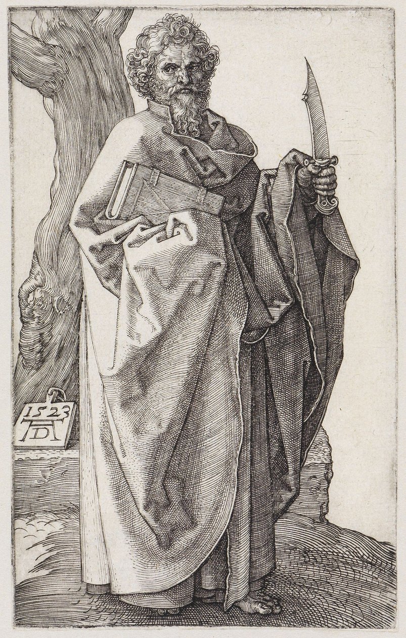 Apostelen Bartolomeus av Albrecht Dürer