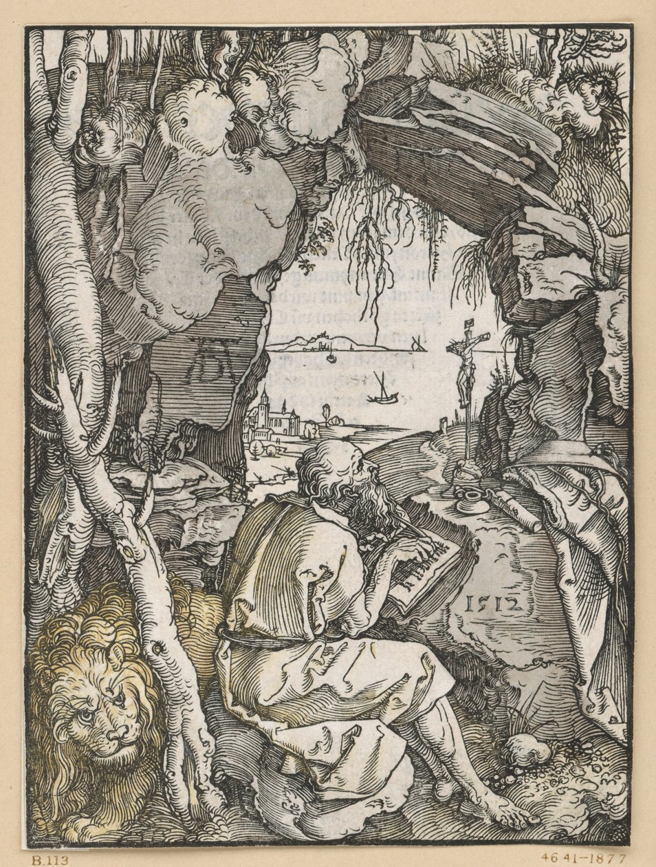 Sankt Hieronymus i klippegrotten av Albrecht Dürer