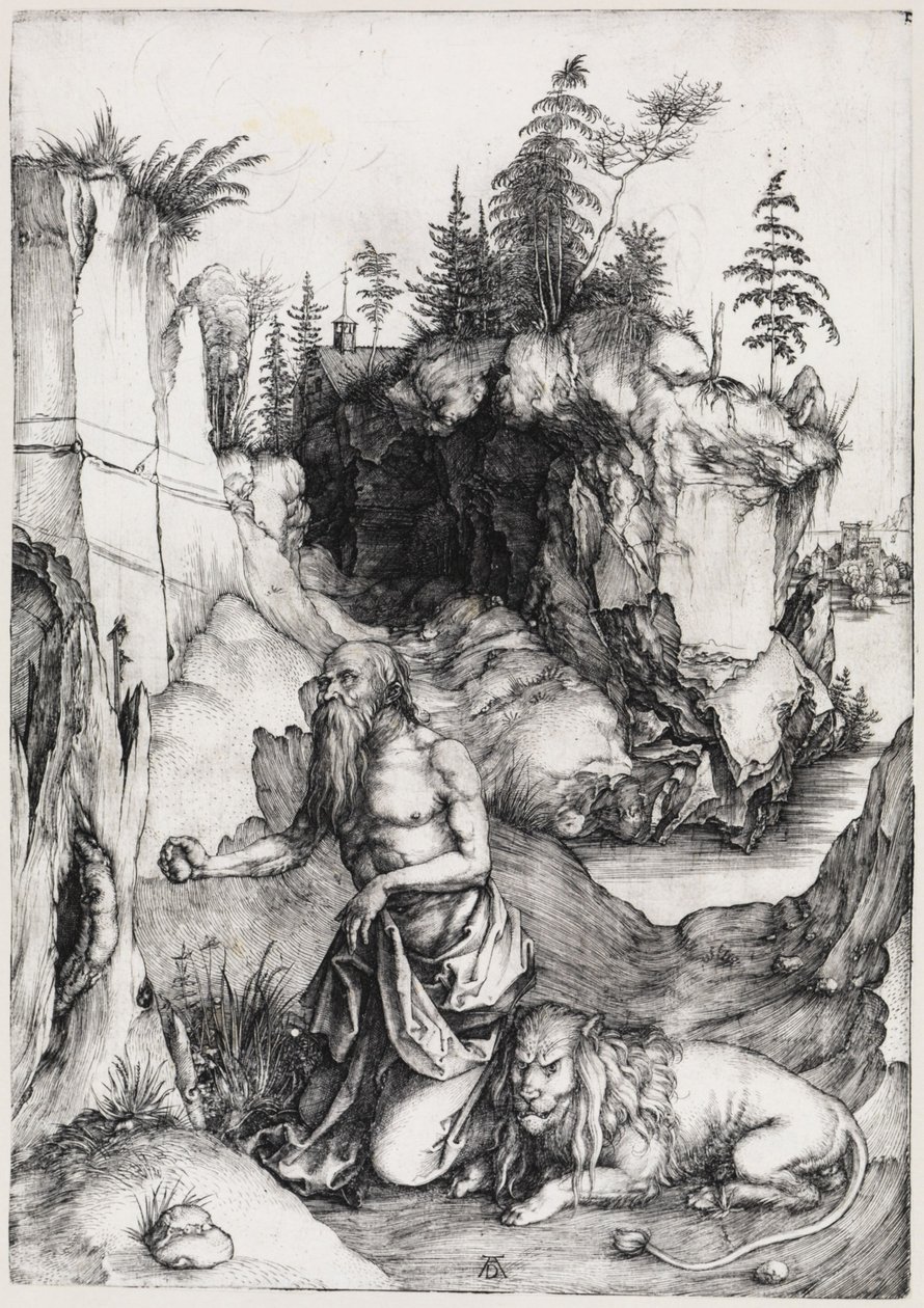 Sankt Hieronymus i ørkenen av Albrecht Dürer