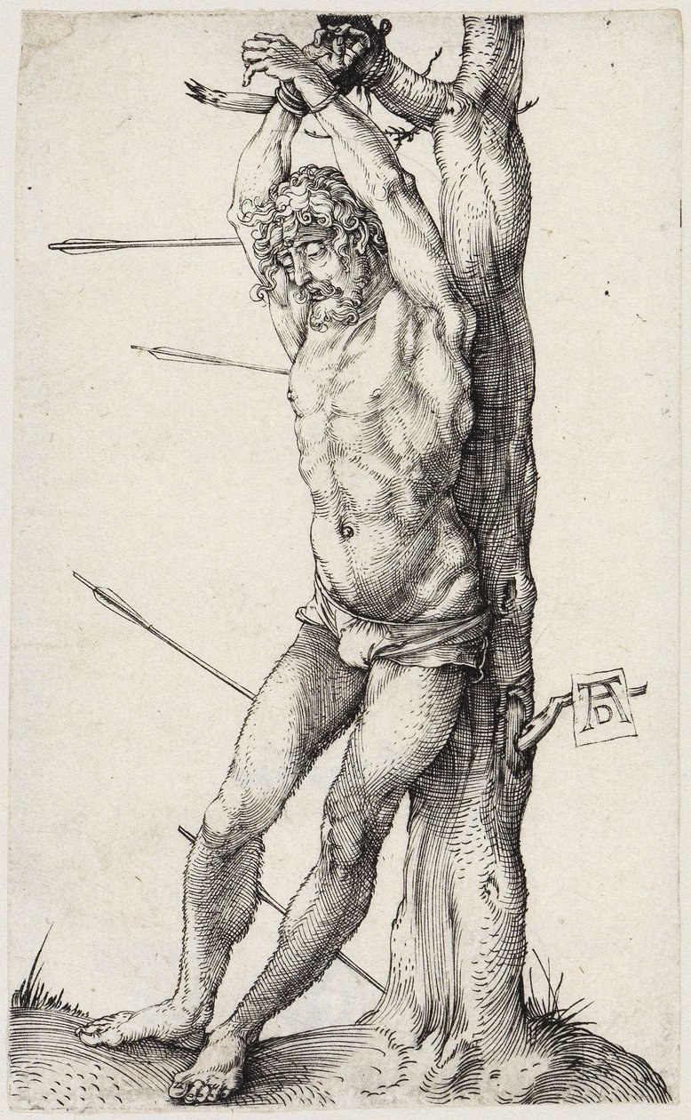 Den hellige Sebastian ved Baume av Albrecht Dürer