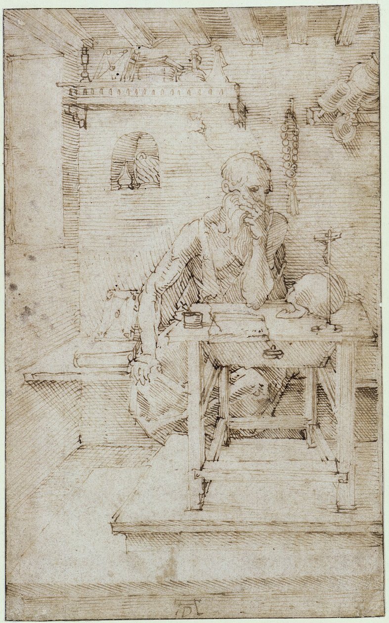 Sankt Hieronymus av Albrecht Dürer