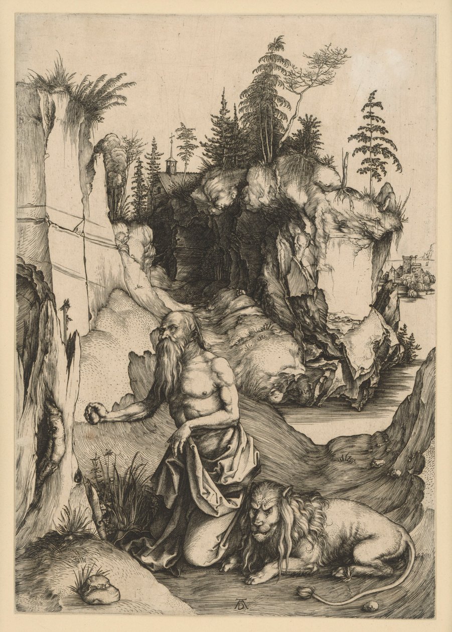 Sankt Hieronymus i ørkenen av Albrecht Dürer