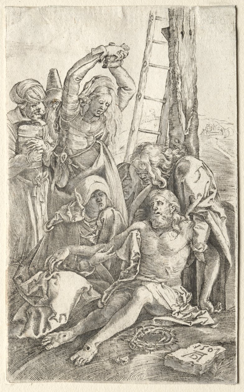 Nedstigning fra korset, 1501. av Albrecht Dürer