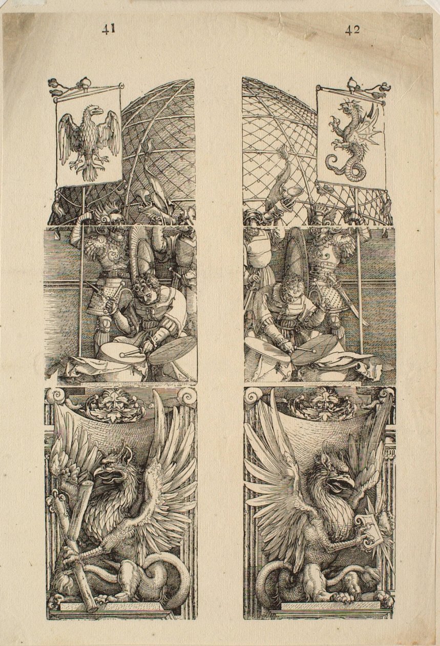 Detalj 41 og 42 av Albrecht Dürer