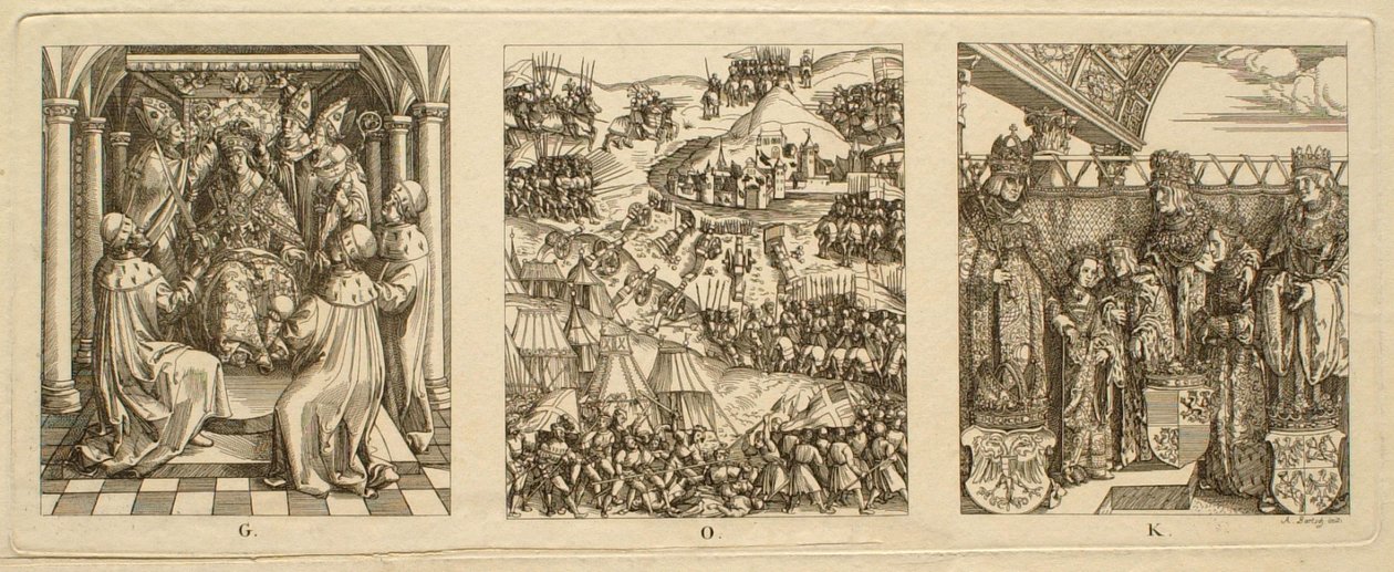 Detalj G, O, K av Albrecht Dürer