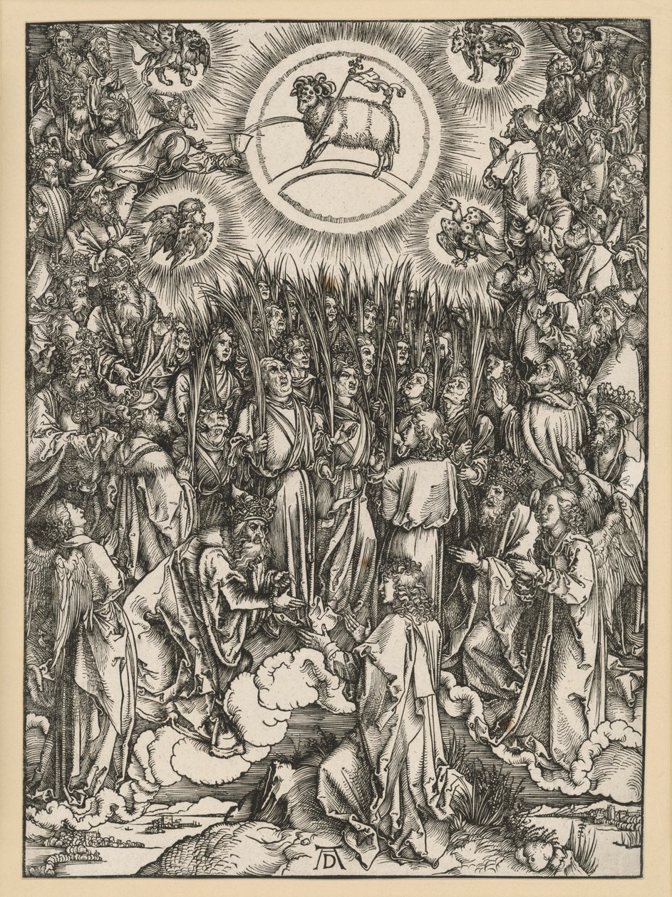 Tilbedelsen av Lammet på Sionfjellet (Apokalypsen) av Albrecht Dürer