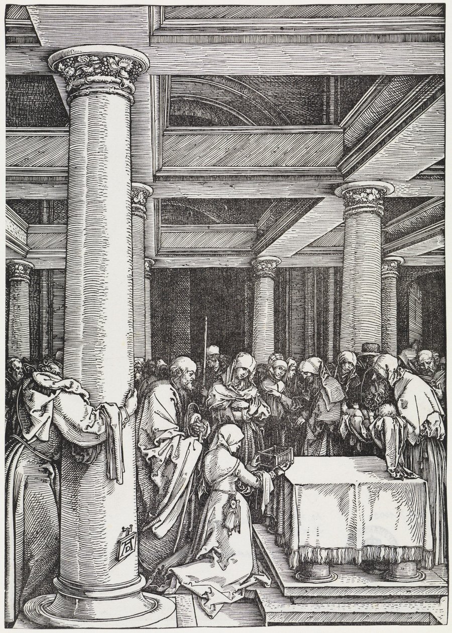 Fremvisningen i tempelet av Albrecht Dürer
