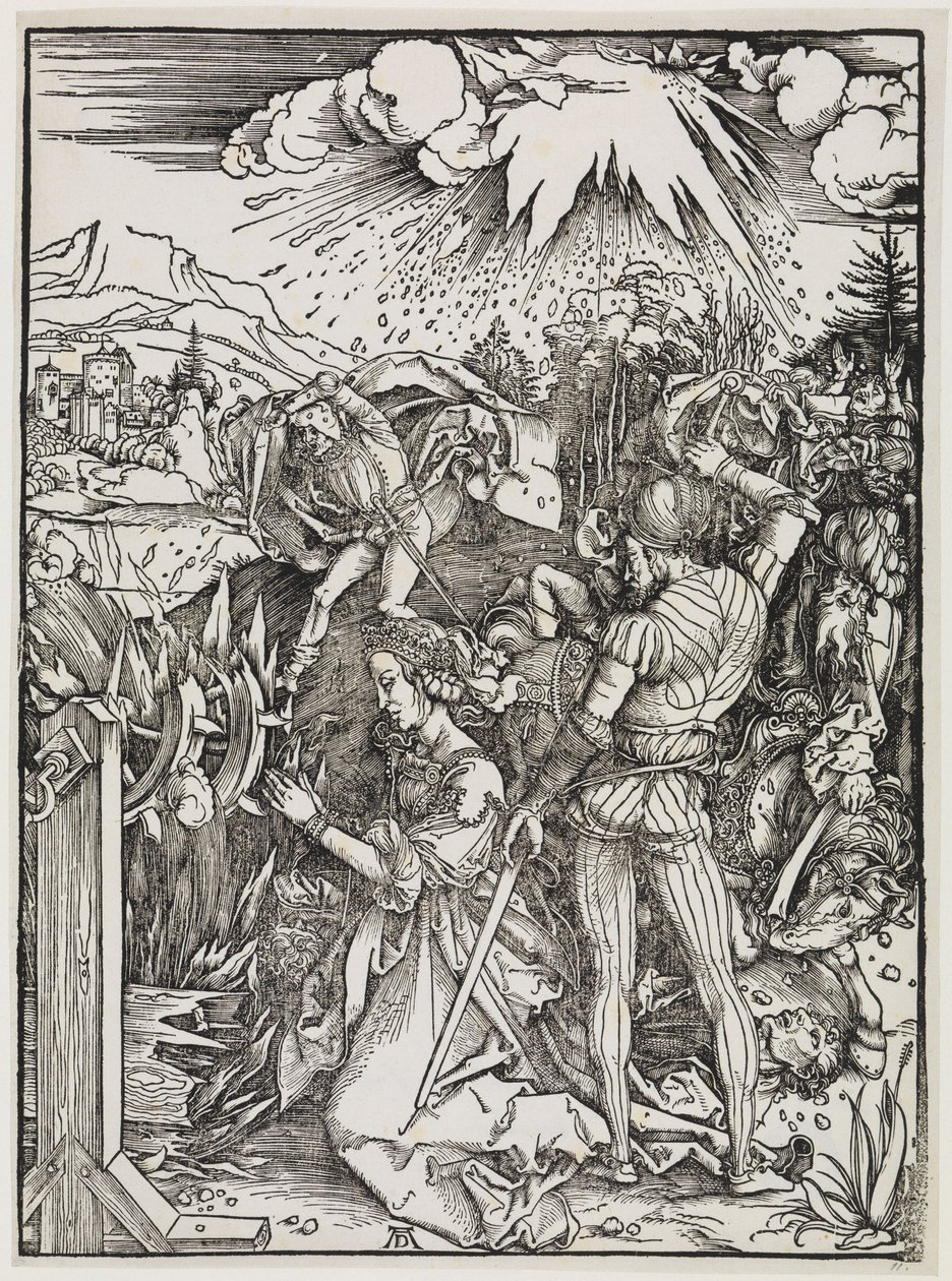 Halshuggingen av den hellige Katarina av Albrecht Dürer