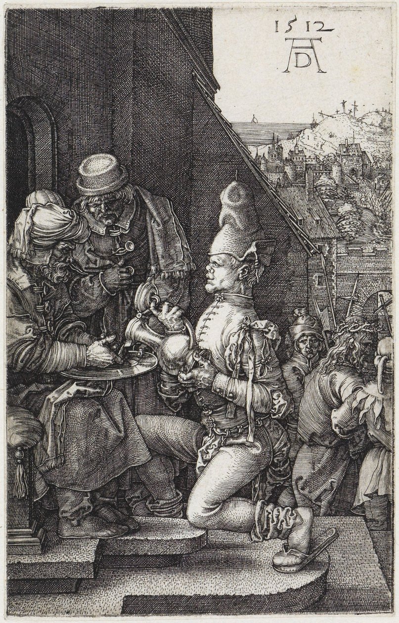 Pilatus vasker hendene sine av Albrecht Dürer