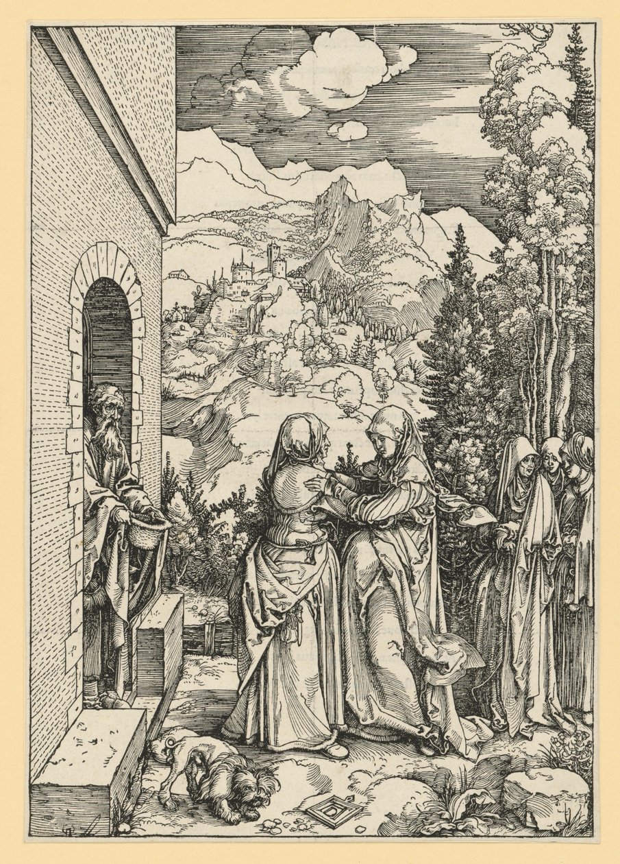 Marias besøk hos Elisabet av Albrecht Dürer