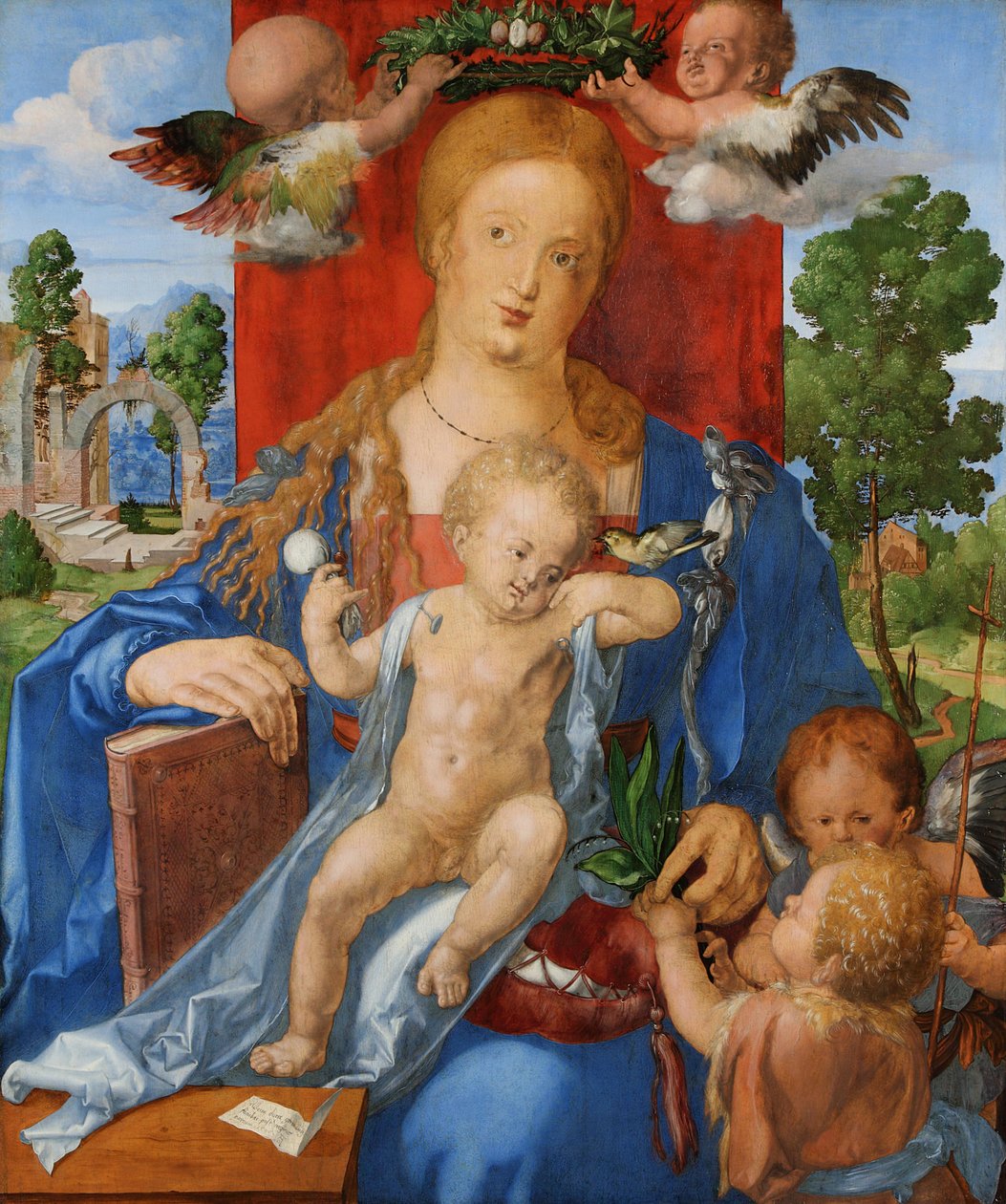 Madonnaen med sisiken av Albrecht Dürer
